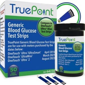 TruePoint Blood Glucose Test Strips, 50 Count, for Ultra Series Meters